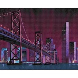 VENTE (Discontinué) City Bridge 48*38 cm WD2430