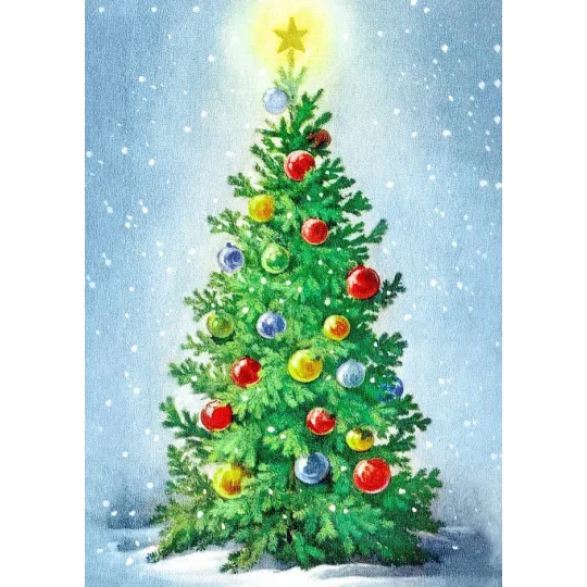(D) Weihnachtsbaum 27*38 cm WD2439