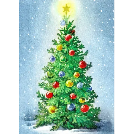 (D) Weihnachtsbaum 27*38 cm WD2439
