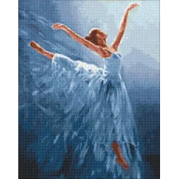 Blue Ballerina 38*48 cm WD2343