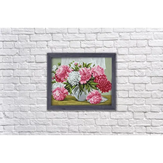 (D) Pivoines vibrantes 48*38 cm WD2352