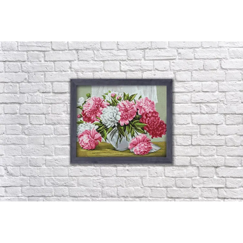 (D) Pivoines vibrantes 48*38 cm WD2352