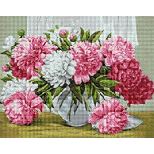 (D) Pivoines vibrantes 48*38 cm WD2352