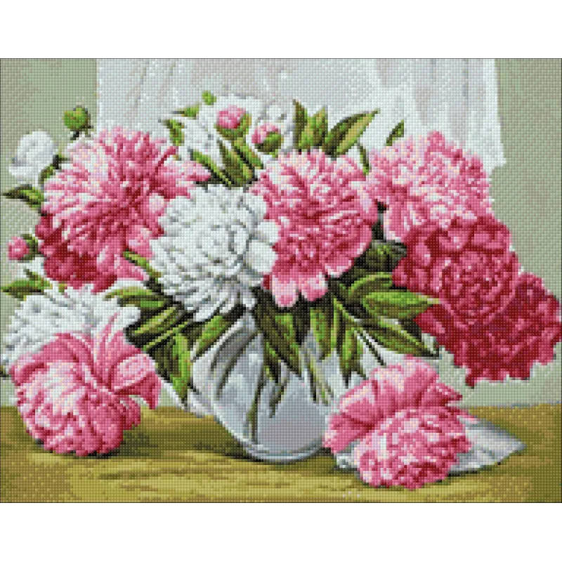 (D) Pivoines vibrantes 48*38 cm WD2352