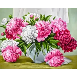 (D) Pivoines vibrantes 48*38 cm WD2352