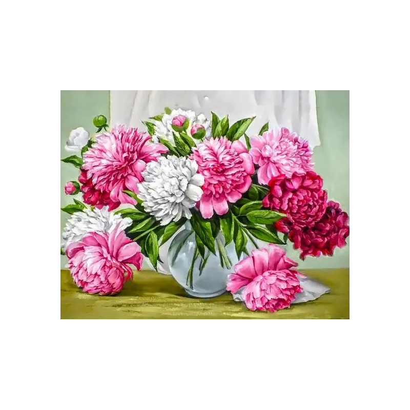 (D) Pivoines vibrantes 48*38 cm WD2352