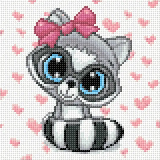 (D) Neugierige Laura 20*20 cm WD2357