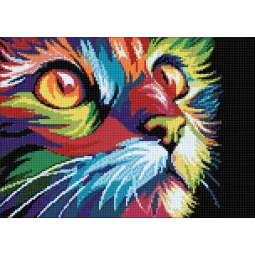 Regenbogenkatze 38 х 27 cm WD200