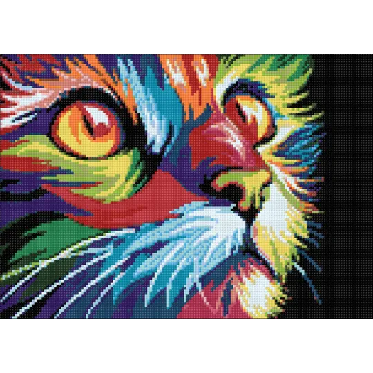 Regenbogenkatze 38 х 27 cm WD200