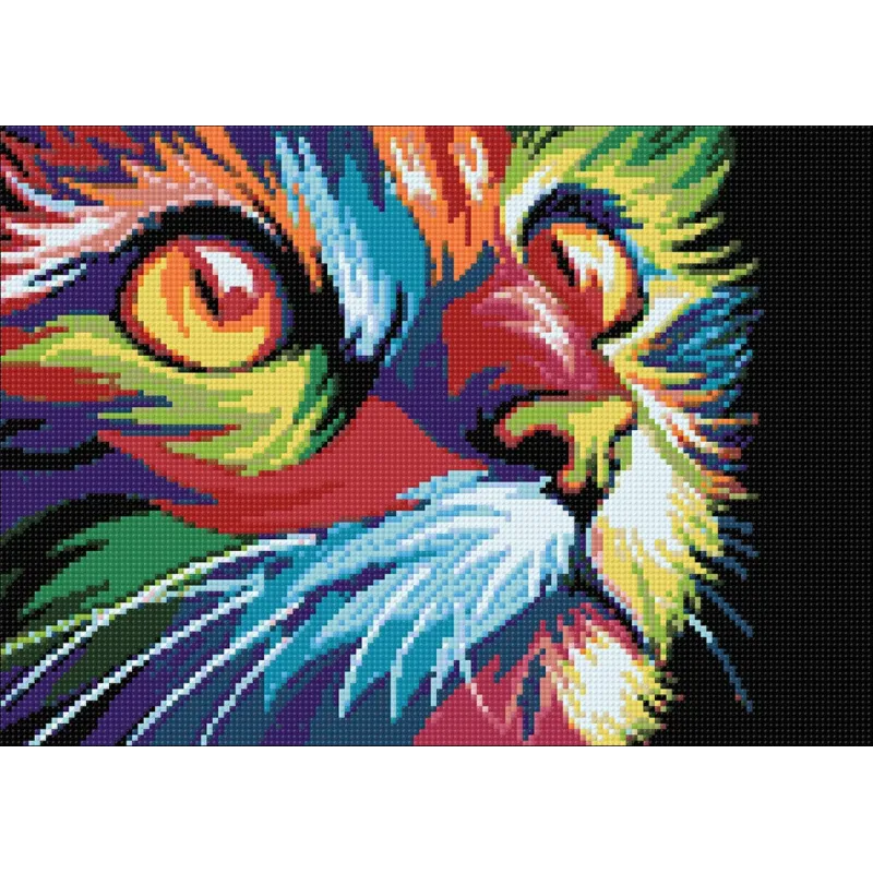 Regenbogenkatze 38 х 27 cm WD200