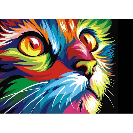 Regenbogenkatze 38 х 27 cm WD200