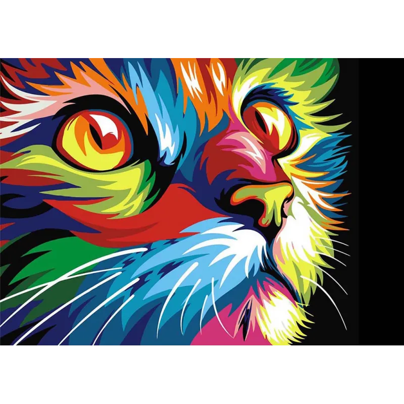 Regenbogenkatze 38 х 27 cm WD200