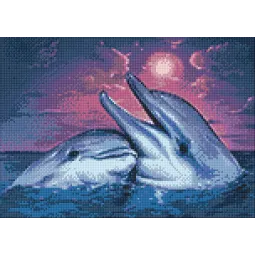 (D) Dolphins 38 х 27 cm WD223