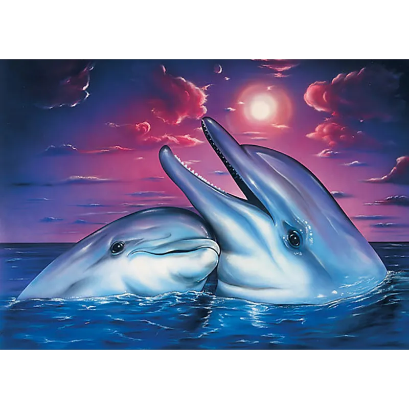 (D) Dauphins 38 х 27 cm WD223