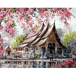 (D) Pagoda 48*38 cm WD129