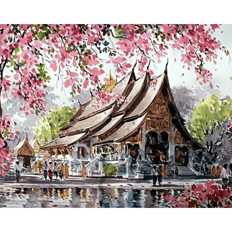 (D) Pagode 48*38 cm WD129
