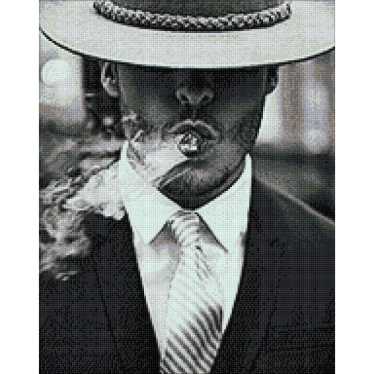 (D) Homme qui fume 38 х 48 cm WD134