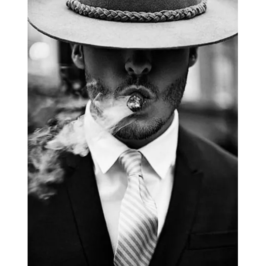 (D) Homme qui fume 38 х 48 cm WD134