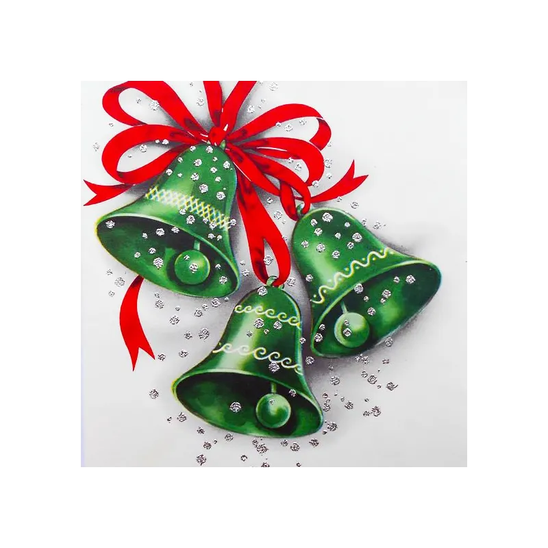 SOLDES (Produit discontinué) Cloches vertes 38*38 cm WD2445