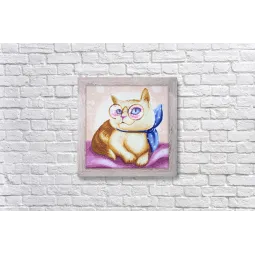 (D) Fluffy Kitty 38*38 cm WD2450