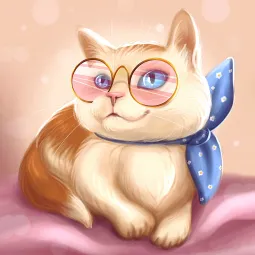 (D) Fluffy Kitty 38*38 cm WD2450