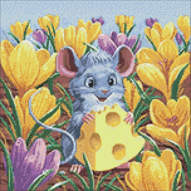 AUSVERKAUF (Abgekündigt) Harvest Mouse 38 * 38 cm WD2452