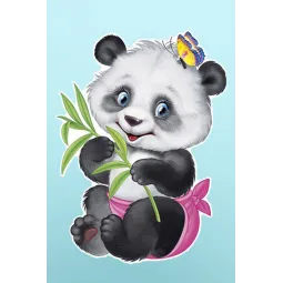 (D) Kleiner Panda 19 * 27 cm WD2368