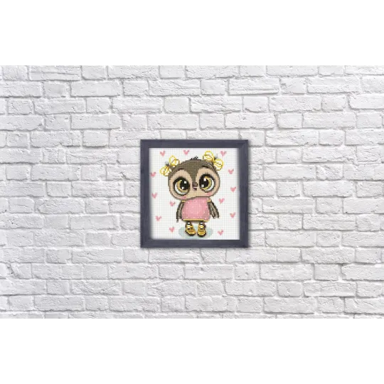 (D) Owl Nika 20*20 cm WD2374