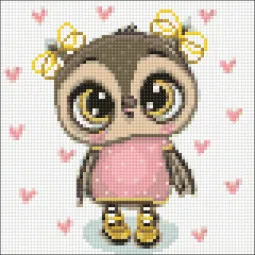 (D) Eule Nika 20*20 cm WD2374