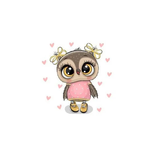 (D) Hibou Nika 20*20 cm WD2374