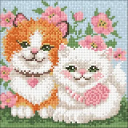 (D) Kittens in Love 20*20 cm WD2382