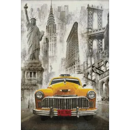 (D) New York Taxi 68*100 cm WD2385