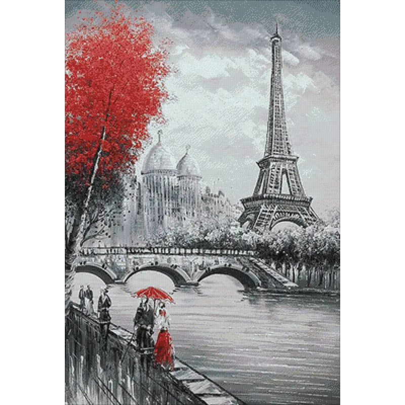 (D) Tour Eiffel 68*100 cm WD2386