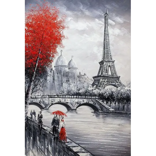 (D) Tour Eiffel 68*100 cm WD2386