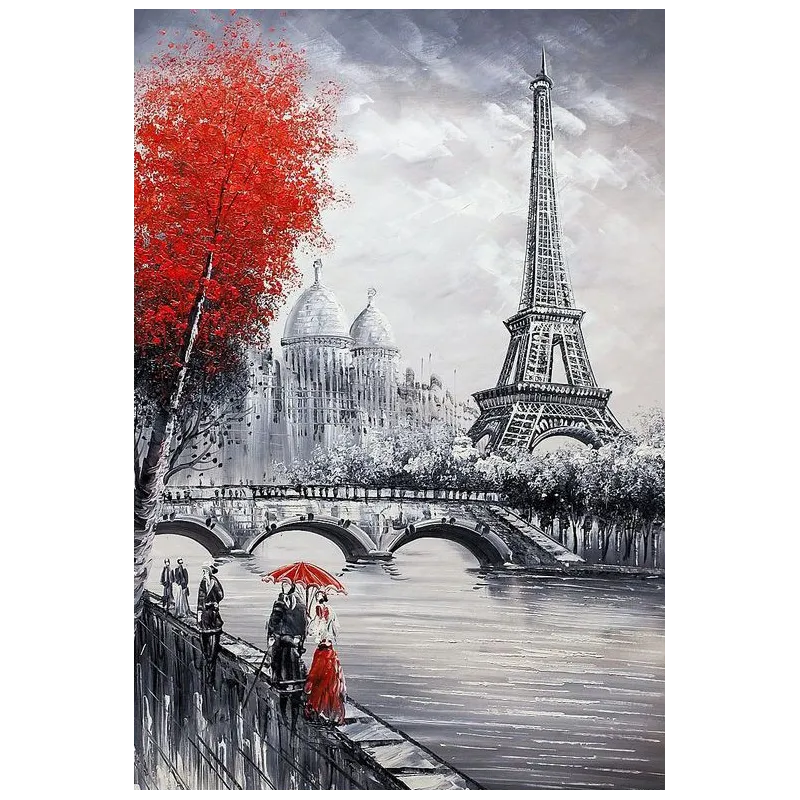 (D) Tour Eiffel 68*100 cm WD2386