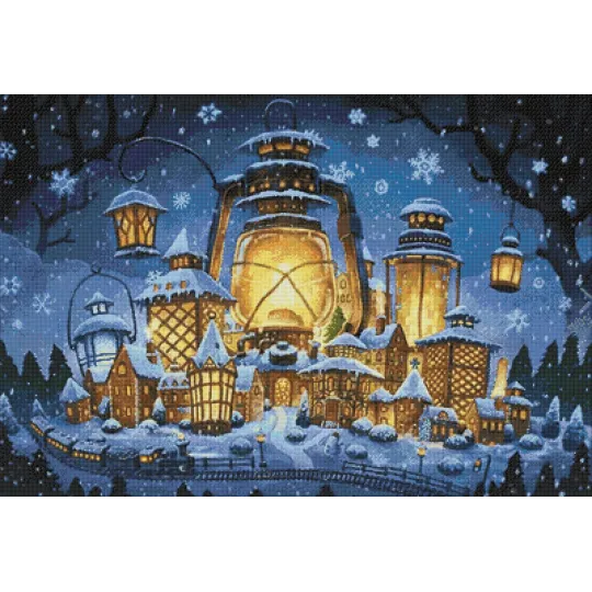 (D) Christmas Lights 100*68 cm WD2387