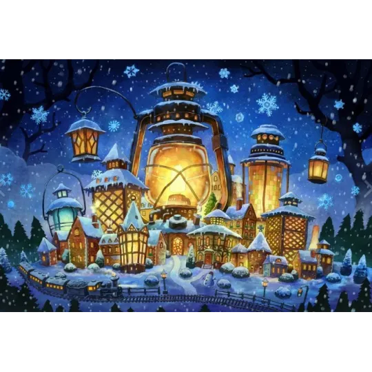 (D) Christmas Lights 100*68 cm WD2387