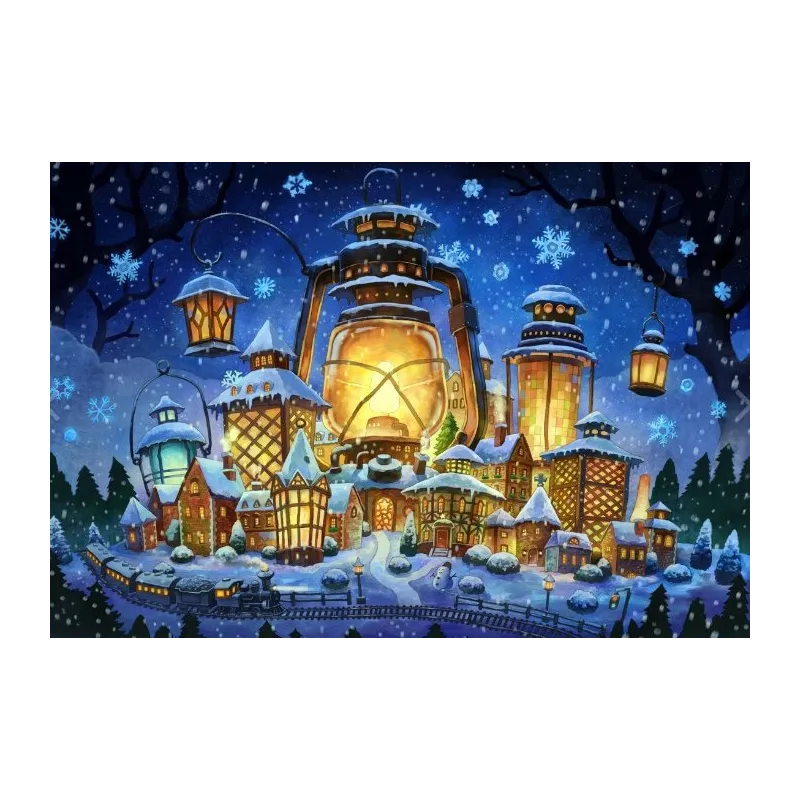 (D) Christmas Lights 100*68 cm WD2387