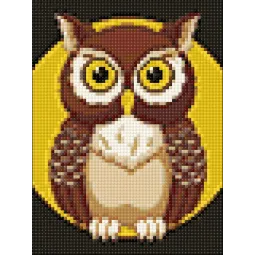 (D) Hibou de nuit 15*20 cm WD308