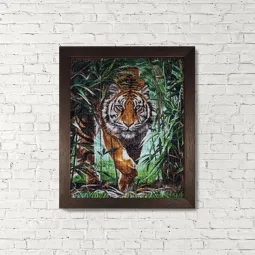 (D) Gefährlicher Tiger 40 х 50 cm WD310