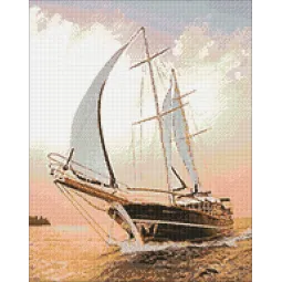 (D) Jachta 38 х 48 cm WD227