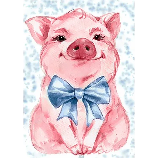 Cochon mignon 20*30 cm WD2289