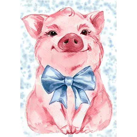 Cochon mignon 20*30 cm WD2289