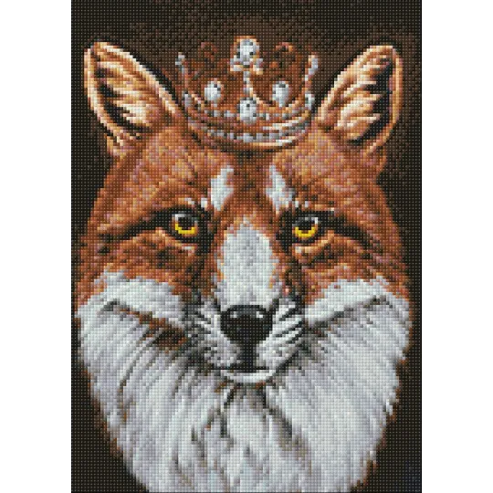 AUSVERKAUF (Abgekündigt) Fox King 27x38 cm WD2467