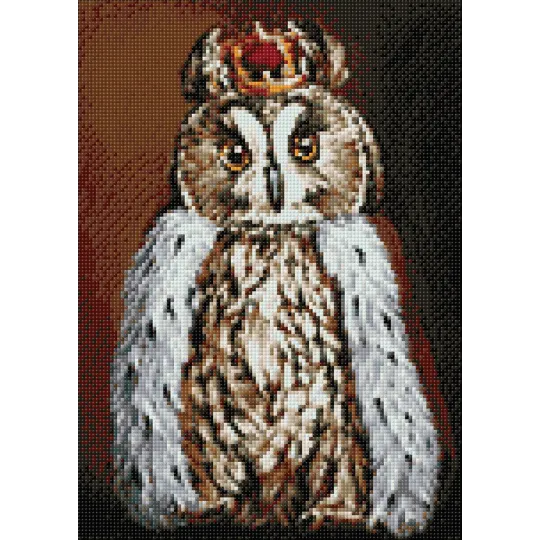 AUSVERKAUF (Abgekündigt) Eulen König 27x38 cm WD2468