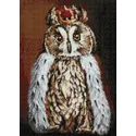 VENTE (Arrêté) Roi Hibou 27x38 cm WD2468