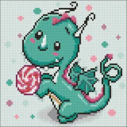 (D) Drakonas su saldainiais 20*20 cm WD2471