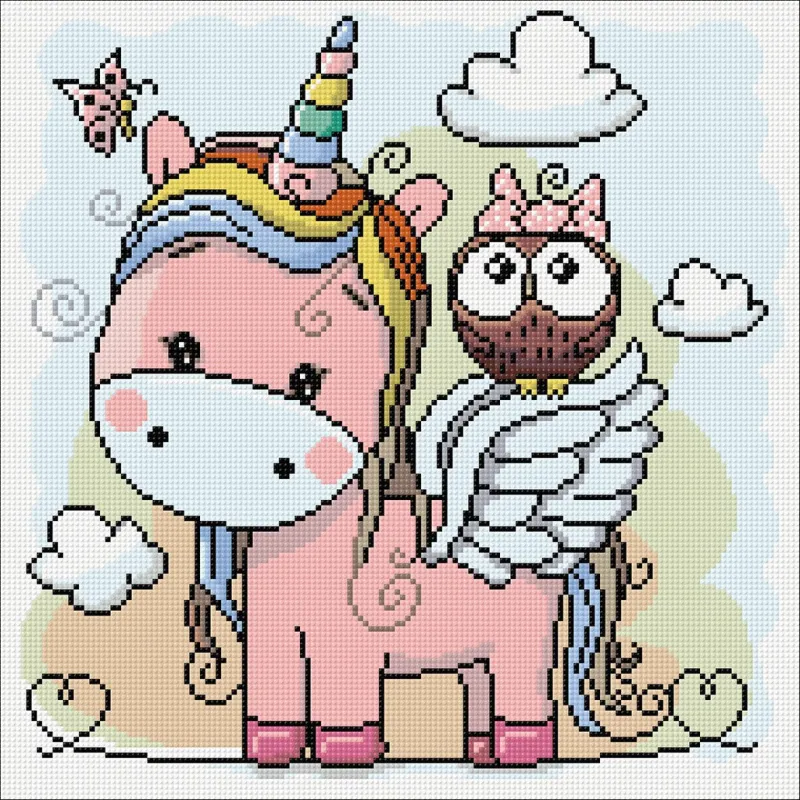 (D) Beste Freunde 38*38 cm WD2472