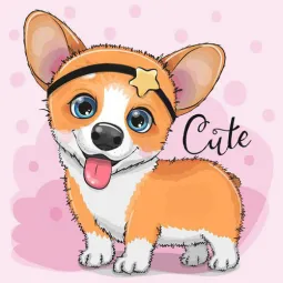(D) Corgi 20*20 cm WD2473