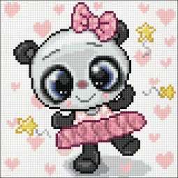 (D) Panda Ballerina 20*20 cm WD2479